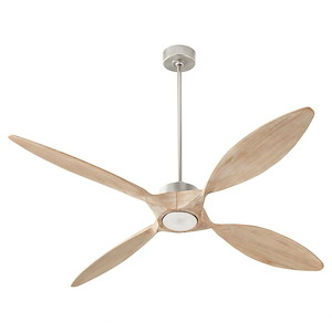 Papillon - 4 Blade Wifi Ceiling Fan In Soft Contemporary Style-13.5 Inches Tall and 66 Inches Wide