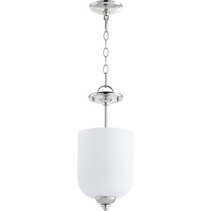 Richmond - 3 Light Dual Mount Pendant in Quorum Home Collection style - 8 inches wide by 17 inches high