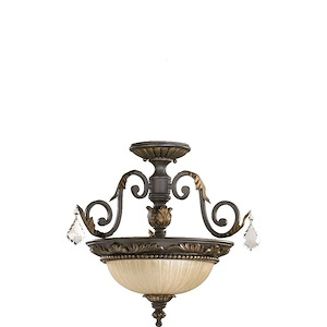 Rio Salado - 2 Light Dual Mount Pendant in Transitional style - 17 inches wide by 18 inches high