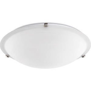 4 Light Flush Mount in Quorum Home Collection style - 20 inches wide by 5 inches high