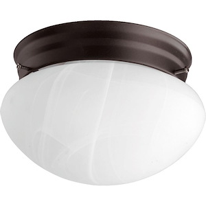 1 Light Mushroom Flush Mount in style - 7 inches wide by 4.5 inches high
