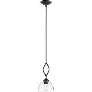 Brooks - 1 Light Mini Pendant in Quorum Home Collection style - 7 inches wide by 14.5 inches high