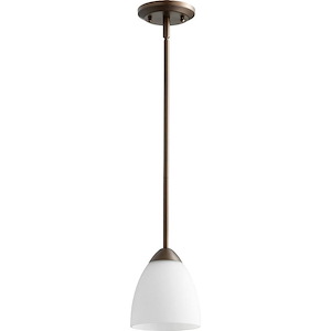 Barkley - 1 Light Mini Pendant in Quorum Home Collection style - 5.75 inches wide by 7 inches high