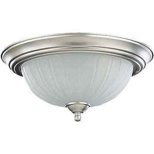 2 Light Flush Mount in style - 13 inches wide by 7 inches high