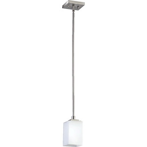 Delta - 1 Light Mini Pendant in Quorum Home Collection style - 4 inches wide by 7.75 inches high