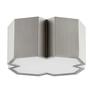 XT - 2 Light Flush Mount in style - 13.5 inches wide by 6 inches high