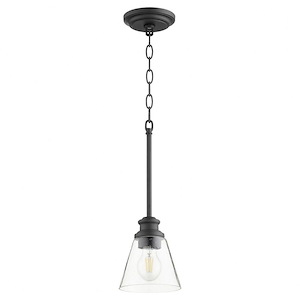 Dunbar - 1 Light Pendant in Soft Contemporary style - 6 inches wide by 7 inches high