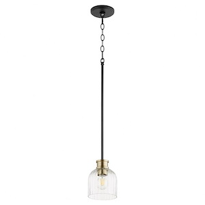 Monarch - 1 Light Pendant In Soft Contemporary Style-7.25 Inches Tall and 5.5 Inches Wide - 1106032