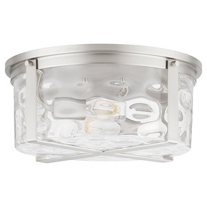 Steinway - 2 Light Flush Mount In Contemporary Style-6.25 Inches Tall and 13.75 Inches Wide