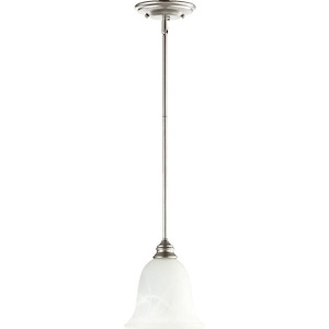 Bryant - 1 Light Mini Pendant in Quorum Home Collection style - 8 inches wide by 12 inches high
