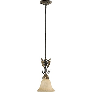 Rio Salado - 1 Light Mini Pendant in Transitional style - 8 inches wide by 19.25 inches high