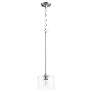 Dakota - 1 Light Pendant in Soft Contemporary style - 8 inches wide by 7.5 inches high - 1010154