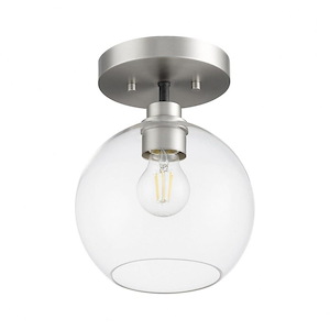 Clarion - 1 Light Flush Mount-10 Inches Tall and 8 Inches Wide