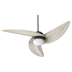 Trinity - 3 Blade Ceiling Fan in Contemporary style - 52 inches wide by 15.75 inches high