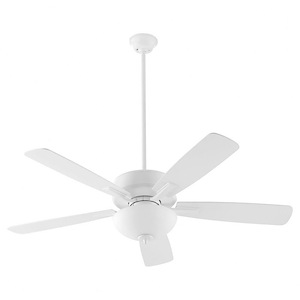 Ovation - 5 Blade Ceiling Fan with Light Kit In Transitional Style-17.25 Inches Tall and 52 Inches Wide - 1106040