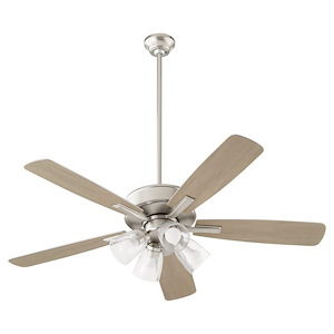 Ovation - 5 Blade Ceiling Fan with Light Kit In Transitional Style-18.25 Inches Tall and 52 Inches Wide - 1106043