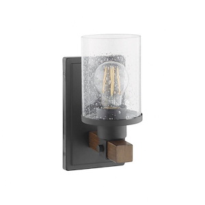 Alpine - 1 Light Wall Mount In Modern Style-9.5 Inches Tall and 4.5 Inches Wide