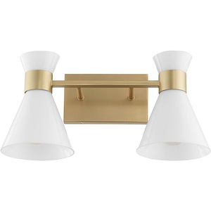 Beldar - 2 Light Bath Vanity-8.5 Inches Tall and 18.5 Inches Wide