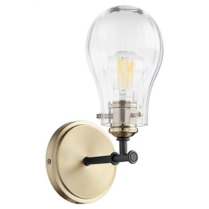 1 Light Wall Mount in style - 5 inches wide by 12 inches high
