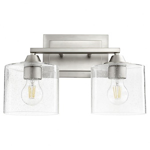 Dakota - 2 Light Bath Vanity in Soft Contemporary style - 15 inches wide by 9.25 inches high