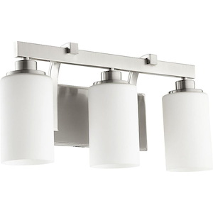 Lancaster - 3 Light Bath Vanity in Transitional style - 20 inches wide by 9.5 inches high - 616555