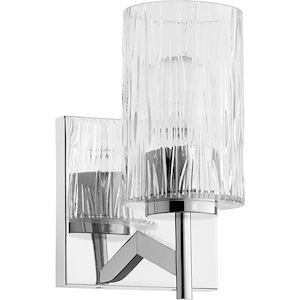 1 Light Wall Mount In Transitional Style-9.25 Inches Tall and 5.5 Inches Wide