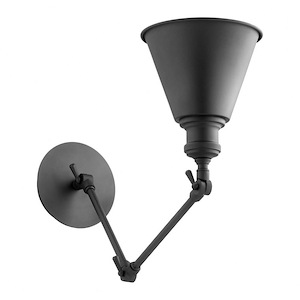 1 Light Cone Wall Mount in style - 7 inches wide by 29.5 inches high