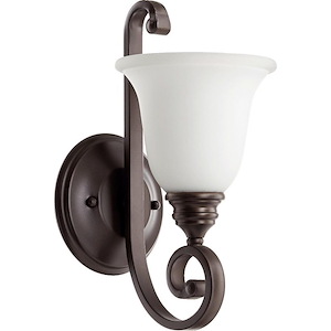 Bryant - 1 Light Wall Mount in Quorum Home Collection style - 6.5 inches wide by 13.75 inches high
