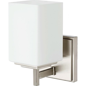 Delta - 1 Light Wall Bracket in Quorum Home Collection style - 4.5 inches wide by 8.5 inches high