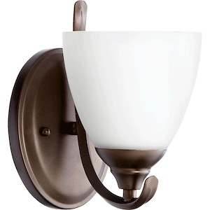 Powell - 1 Light Wall Bracket in Quorum Home Collection style - 5.5 inches wide by 8.5 inches high - 906745