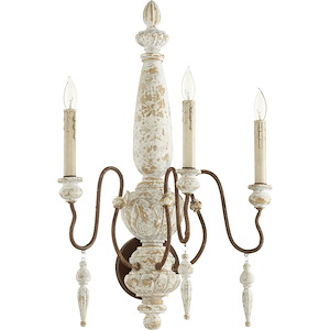 La Maison - 3 Light Wall Mount in Traditional style - 20 inches wide by 26.25 inches high