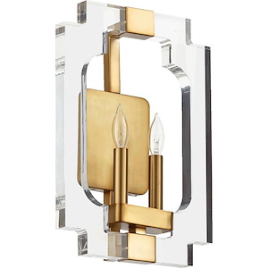 Broadway - 2 Light Wall Sconce in Transitional style - 10.5 inches wide by 15 inches high