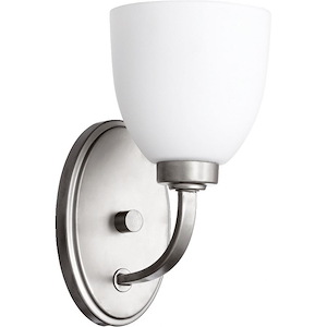 Reyes - 1 Light Wall Mount in Quorum Home Collection style - 5.25 inches wide by 10.25 inches high