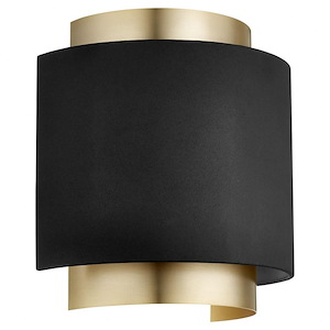 1 Light Wall Sconce In Soft Contemporary Style-11 Inches Tall and 10.75 Inches Wide