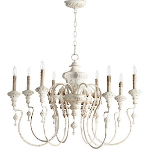Salento - 8 Light Chandelier in Transitional style - 38 inches wide by 24 inches high