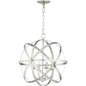 Celeste - 4 Light Sphere Chandelier in style - 19 inches wide by 21 inches high - 616655