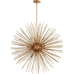 Electra - Ten Light Pendant in Contemporary style - 35 inches wide by 35 inches high