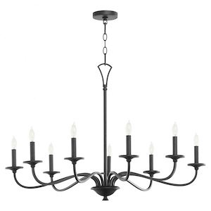 Maryse - 9 Light Chandelier In Traditional Style-25 Inches Tall and 37 Inches Wide - 1294933