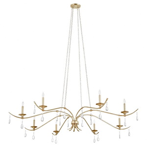 Lorelei - 8 Light Chandelier-22 Inches Tall and 64 Inches Wide