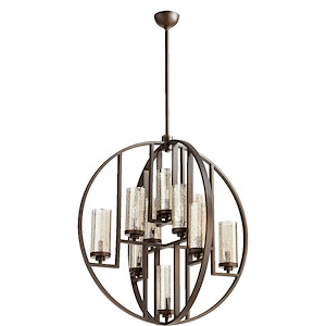 Julian - Ten Light Chandelier in Transitional style - 32 inches wide by 33.5 inches high