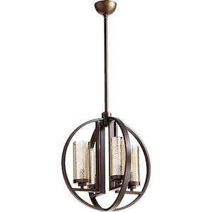 Julian - 4 Light Chandelier in Transitional style - 19 inches wide by 20.25 inches high - 1049238