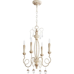 Collins - 4 Light Chandelier in style - 22 inches wide by 21.25 inches high