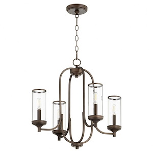 Collins - 4 Light Chandelier in style - 22 inches wide by 21.25 inches high