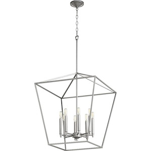 Gabriel - 8 Light Entry Pendant in Quorum Home Collection style - 22 inches wide by 26.25 inches high