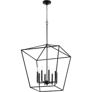 Gabriel - 8 Light Entry Pendant in Quorum Home Collection style - 22 inches wide by 26.25 inches high - 906660
