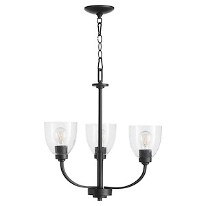 Reyes - 3 Light Chandelier-22 Inches Tall and 22 Inches Wide
