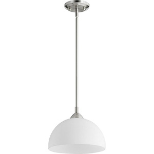 Barkley - 1 Light Pendant in Quorum Home Collection style - 11 inches wide by 8 inches high - 721164