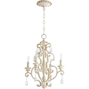 San Miguel - 4 Light Chandelier in Transitional style - 16 inches wide by 25.5 inches high
