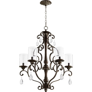 San Miguel - 5 Light Chandelier in Transitional style - 27.5 inches wide by 33 inches high
