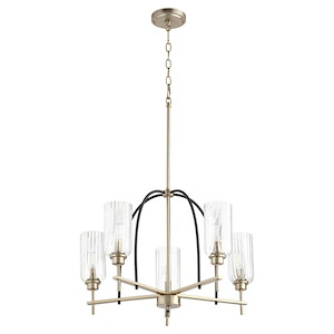 Espy - 5 Light Chandelier in Soft Contemporary style - 26 inches wide by 17.25 inches high